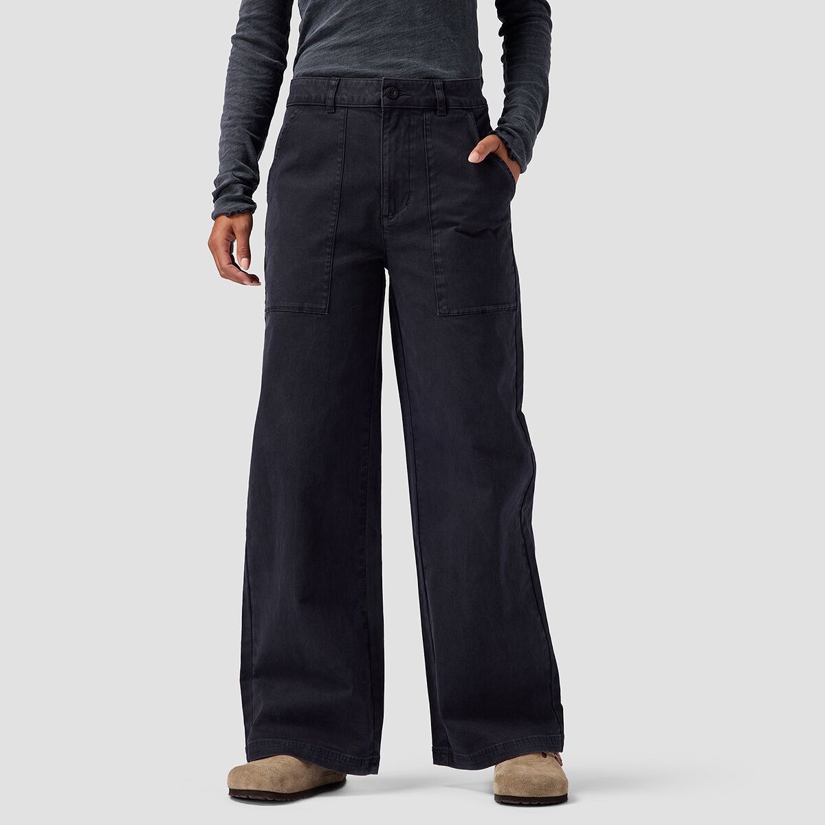 Stoic Venture Wide Leg Pant - Women's Stretch Limo, 4