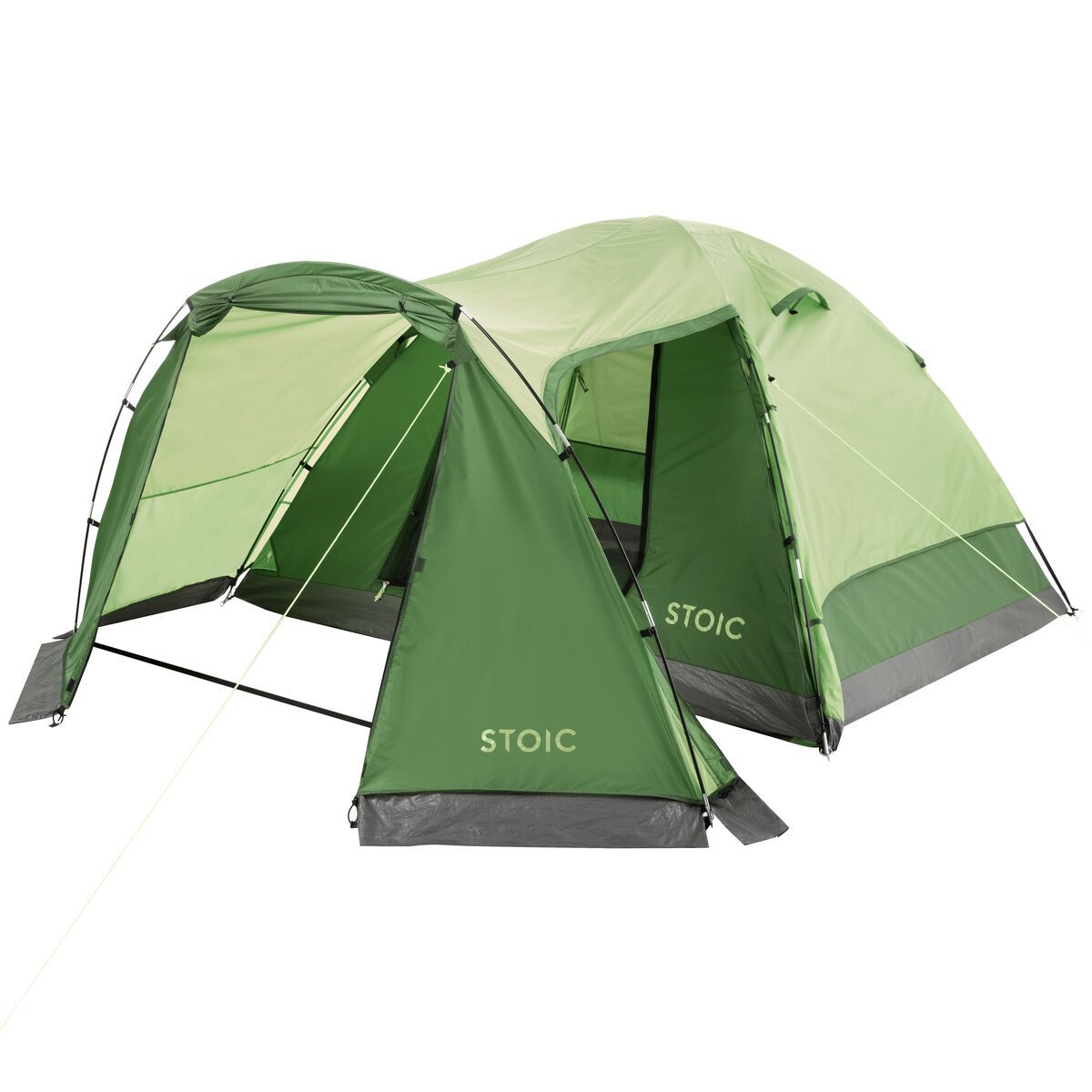 Stoic Dome Tent + Vestibule: 4-Person 3-Season Margarita/Cactus, One Size