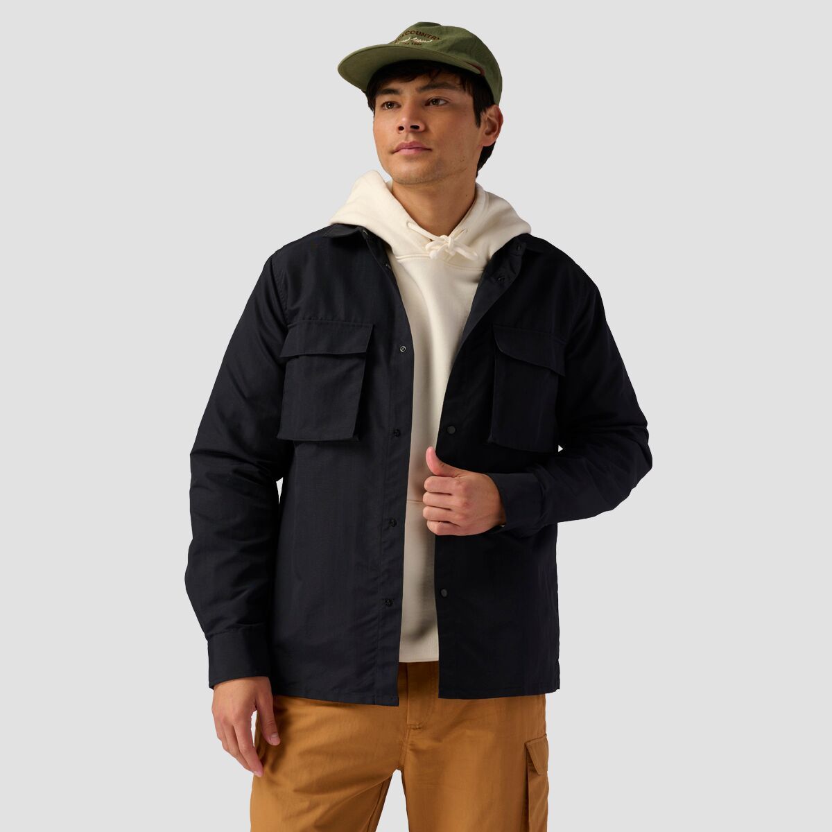 Stoic Utility Long-Sleeve Snap Up Shirt - Men's Stretch Limo, XXL