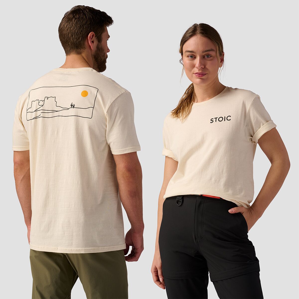 Stoic Desert T-Shirt Natural, XXL