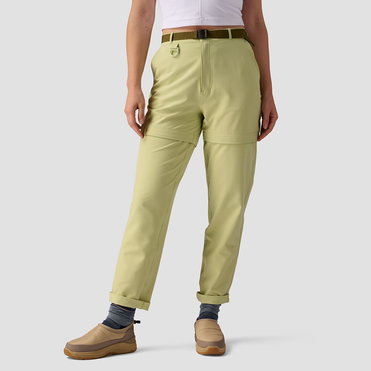 Stoic Stoic Wander Zip-Off Pant - Women's Red Ochre/Tigerlily, 2