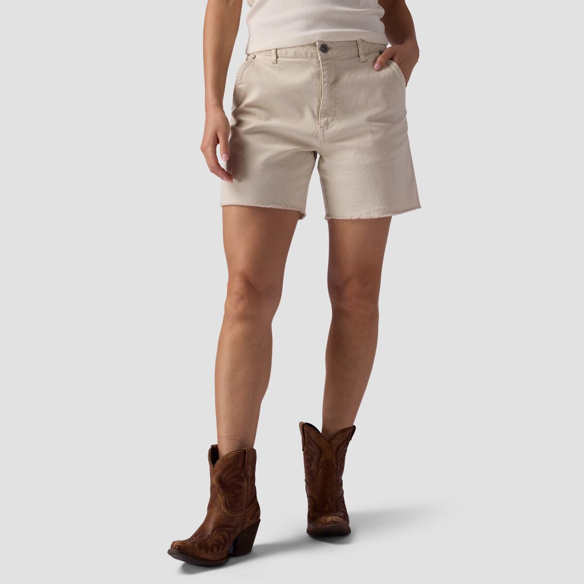 Stoic Workwear Carpenter Short - Women's Egret, 6