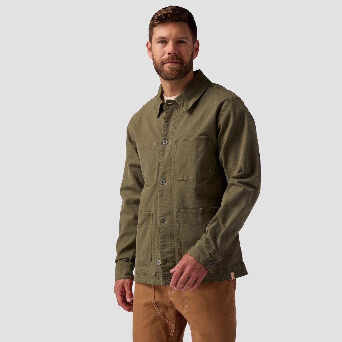 Stoic Workwear Chore Coat - Men's Dark Olive, L