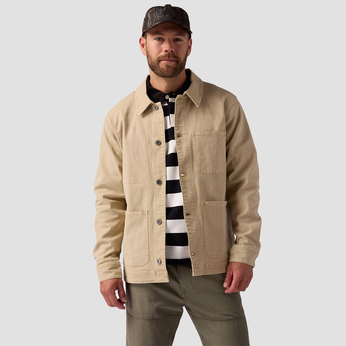Stoic Workwear Chore Coat - Men's Taos Taupe, M