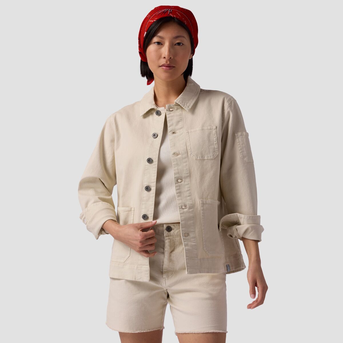 Stoic Workwear Shacket - Women's Egret, XL