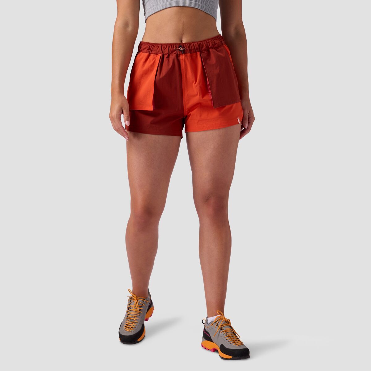 Stoic Utility Desert Short - Women's Tigerlily/Red Ochre, XL