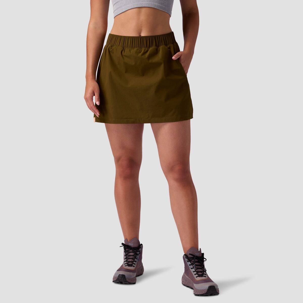 Stoic Utility Skort - Women's Dark Olive, XL