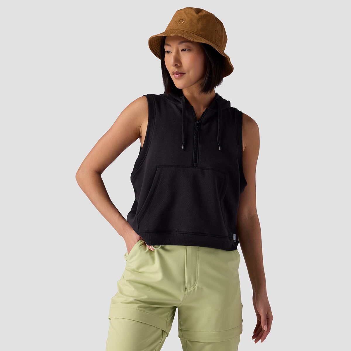 Stoic Vintage Gym 1/2-Zip Vest - Women's Stretch Limo, S