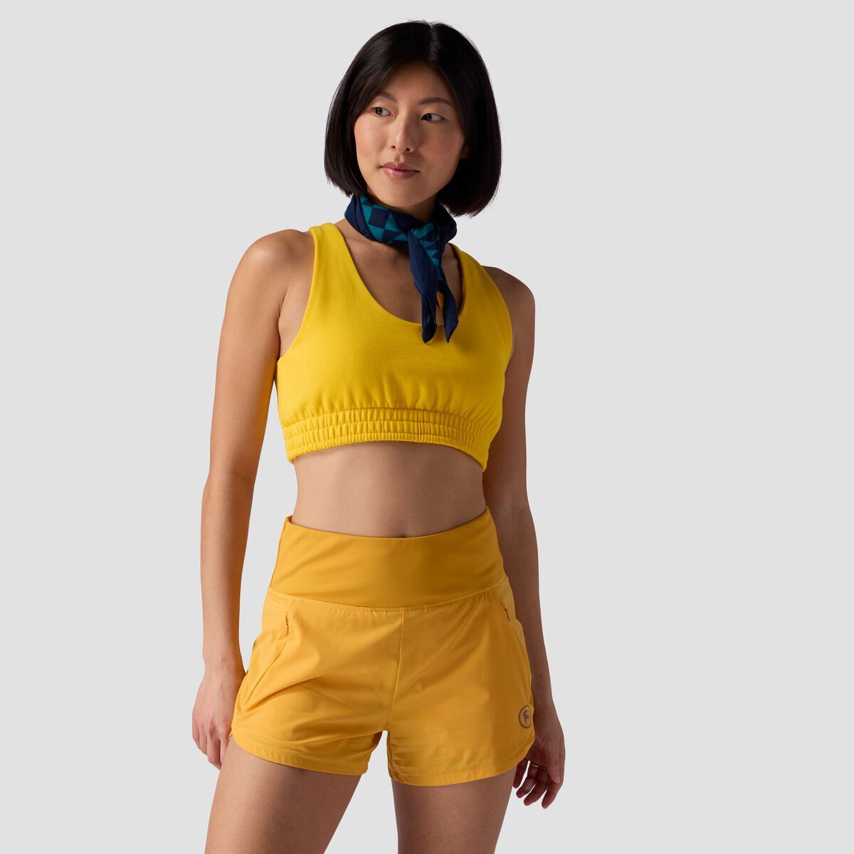 Stoic Vintage Gym Bralette - Women's Lemon Chrome, XL