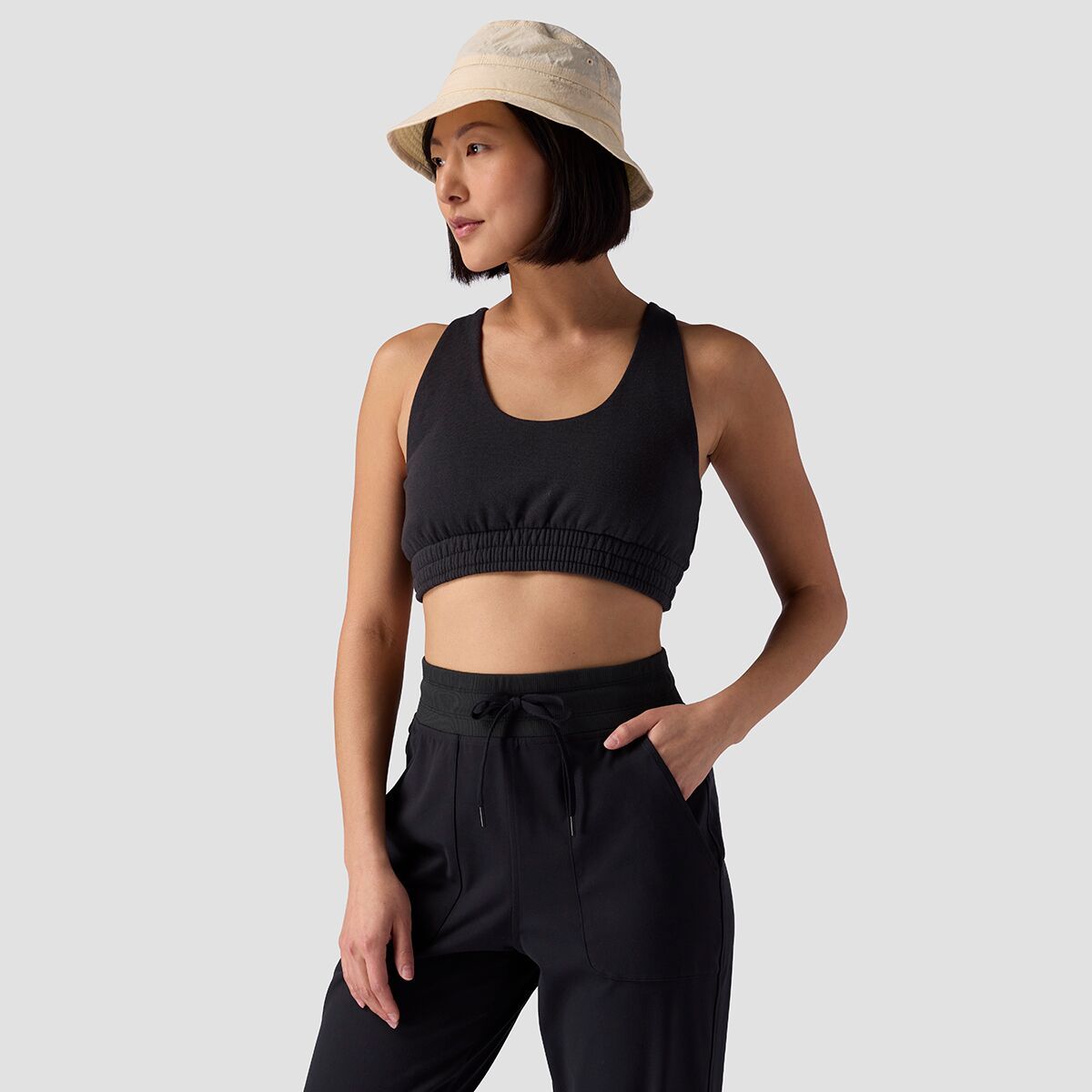 Stoic Vintage Gym Bralette - Women's Stretch Limo, L