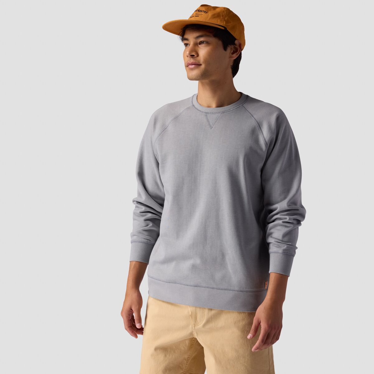 Stoic Vintage Gym Crewneck Sweatshirt - Men's Heathered Monument, XXL