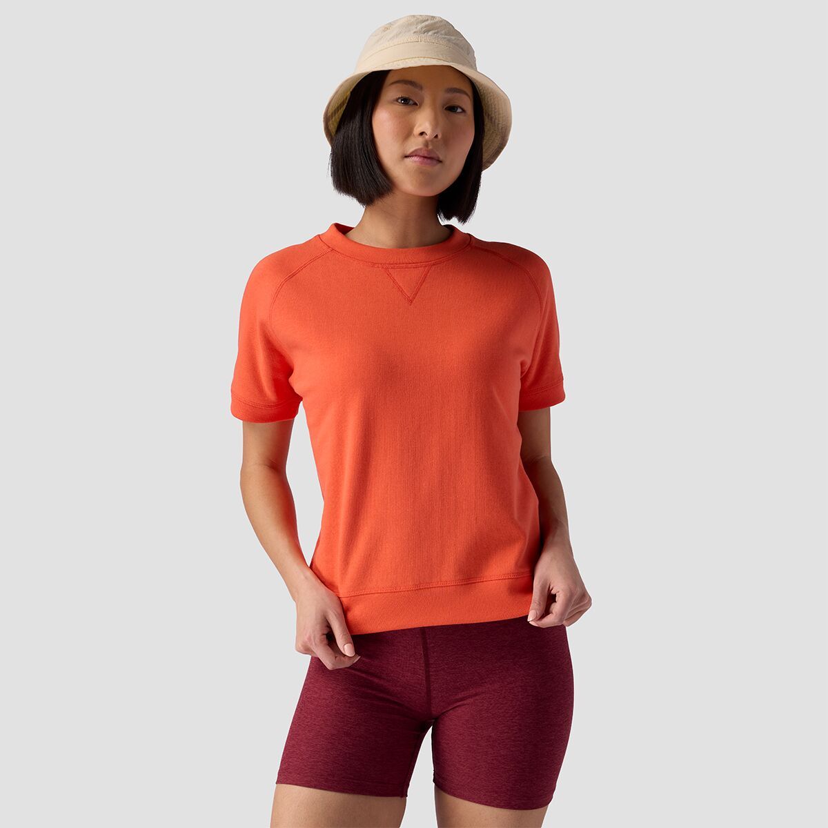 Stoic Vintage Gym Short-Sleeve Sweatshirt - Women's Tigerlily, XL