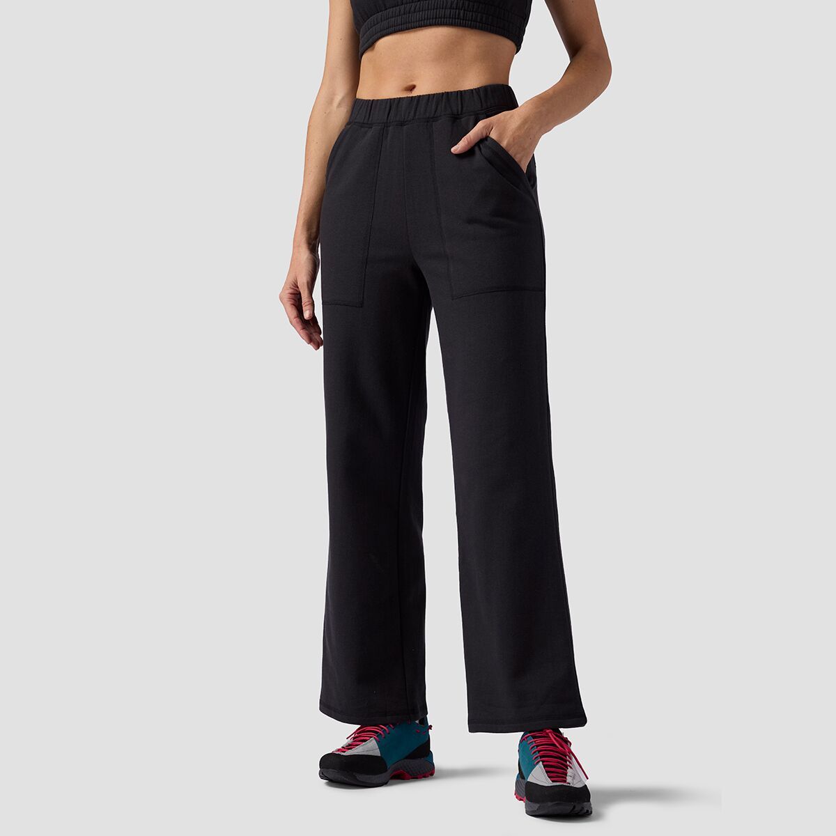 Stoic Vintage Gym Wide Leg Pant - Women's Stretch Limo, XL