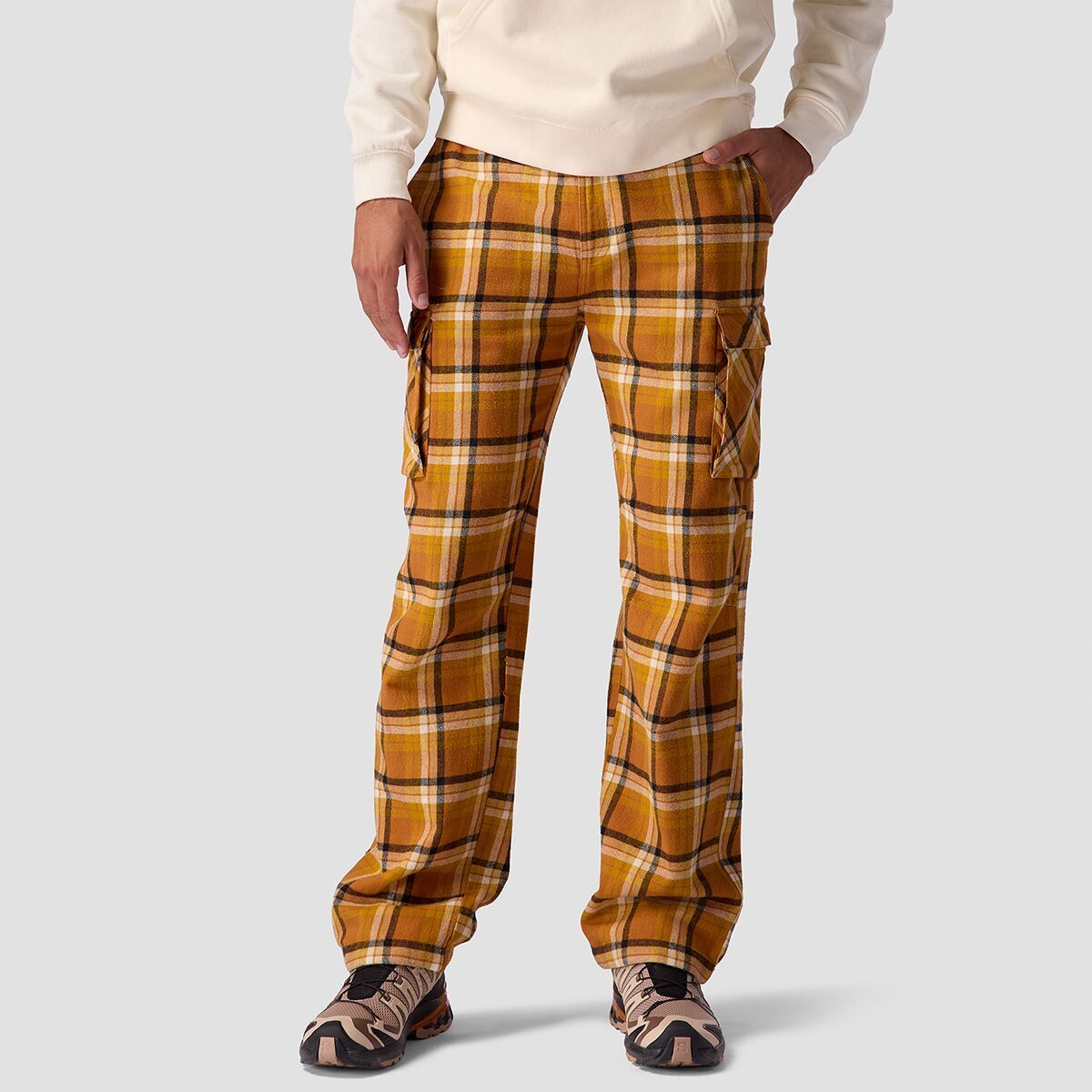 Stoic Utility Flannel Pant - Men's Harvest Sugar Plaid, L