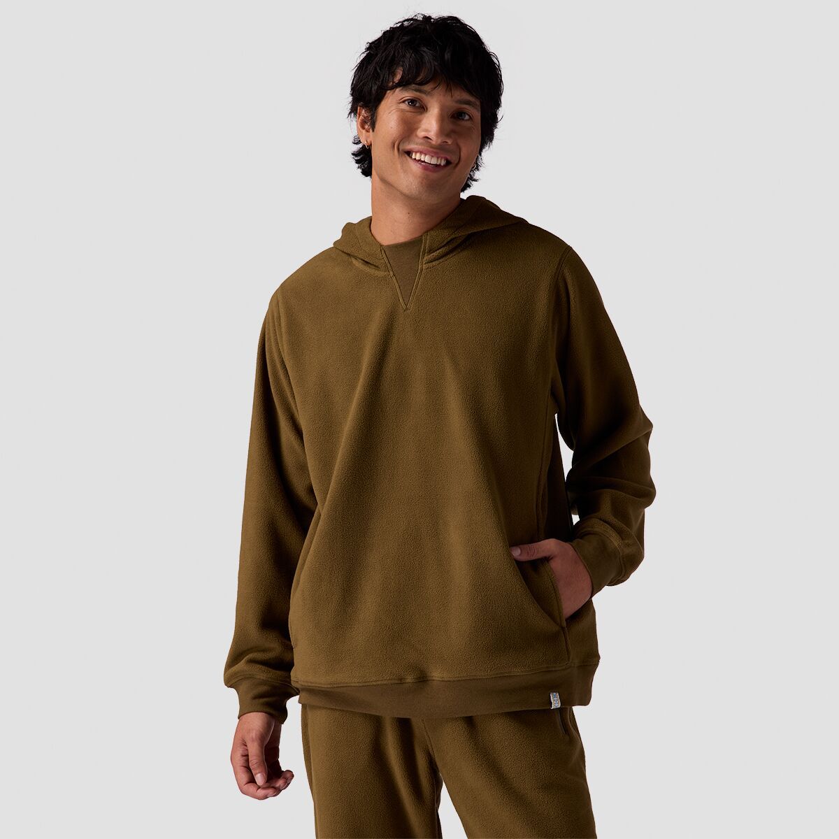 Stoic Banjo Fleece Hoodie - Men's Dark Olive, S