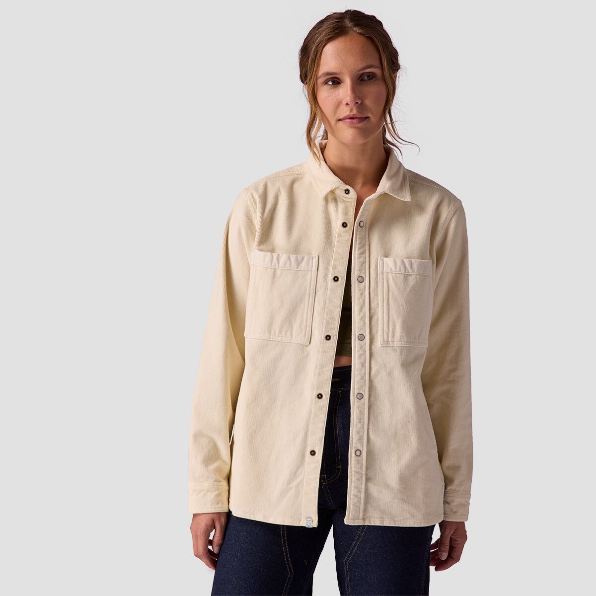 Stoic All Hail The Wale Overshirt - Women's Egret, S