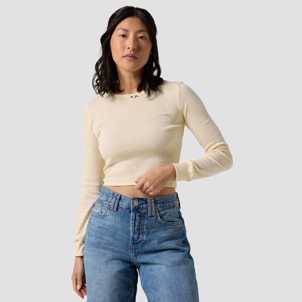 Stoic Stoic Rosette Long-Sleeve T-Shirt - Women's Cream, L