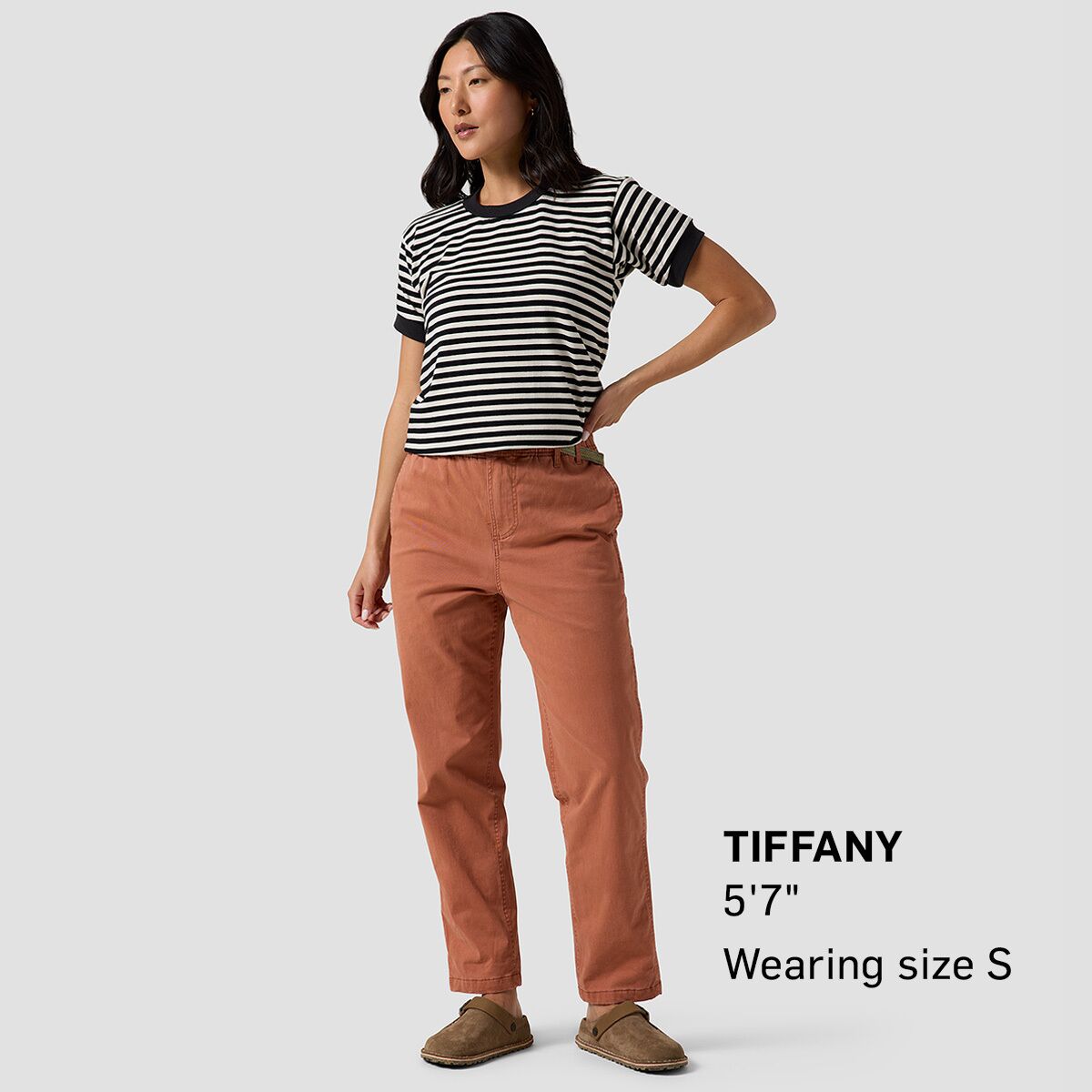 売れ筋商品|||ストイック カットソー トップス レディース Striped Ringer Short-Sleeve T-Shirt - Women's Black/White Stripe Stoic Striped Ringer Short-Sleeve T-Shirt - Women's