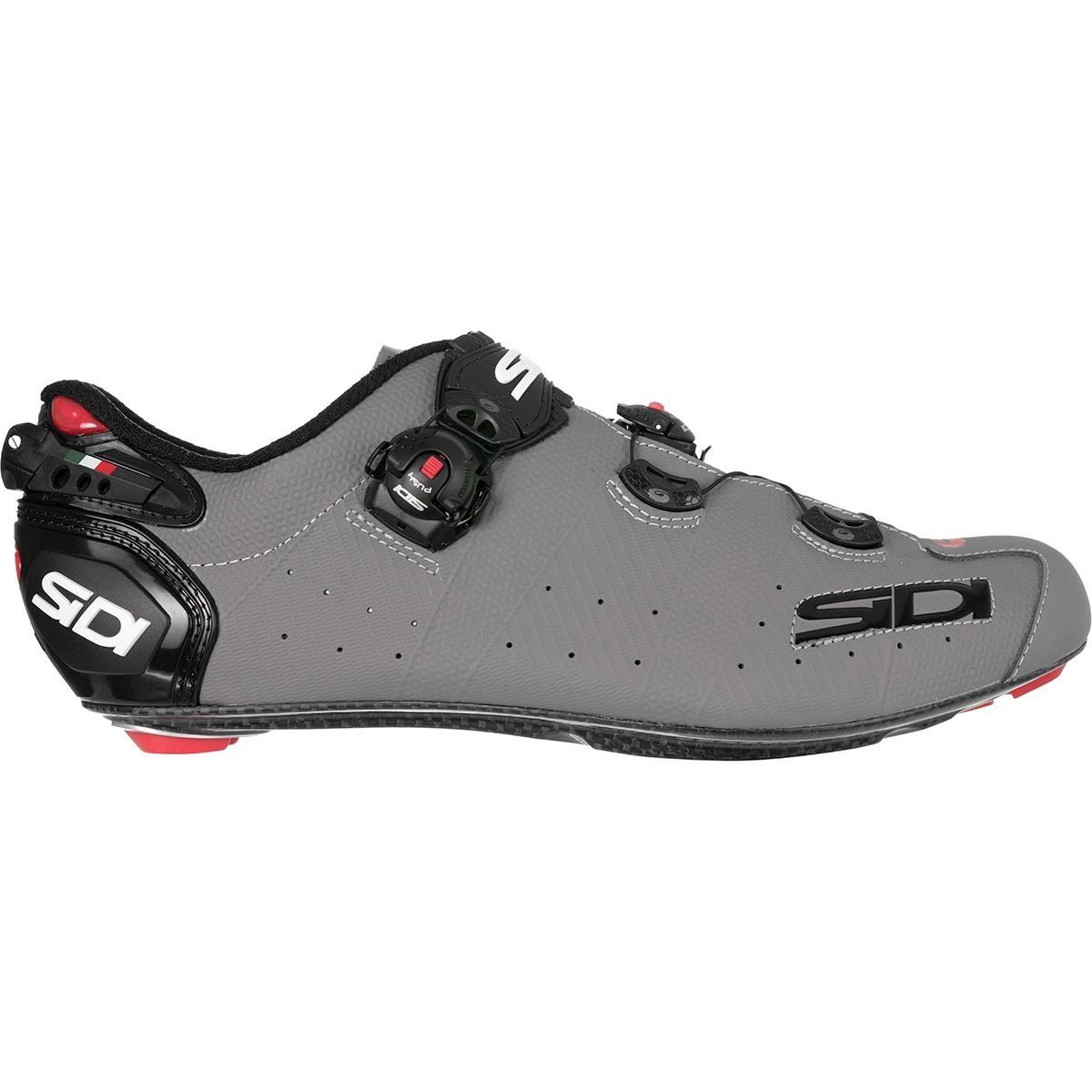 Sidi Wire 2 Carbon Cycling Shoe - Men's Matte Gray/Black, 43.0