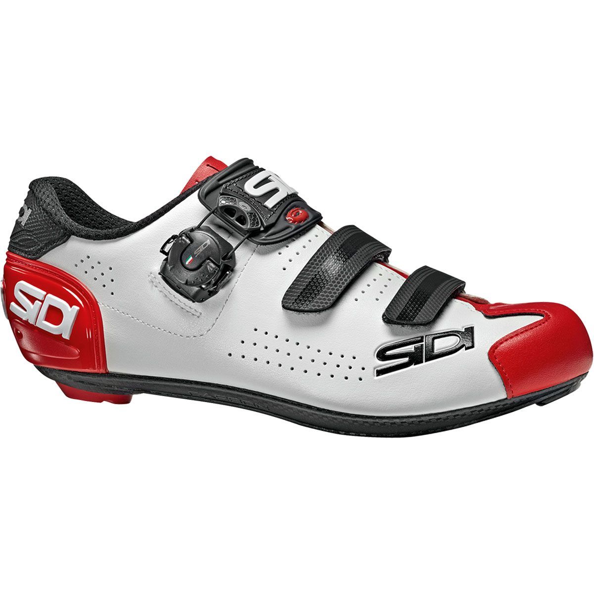 Sidi Alba 2 Cycling Shoe - Men's White/Black/Red, 44.0