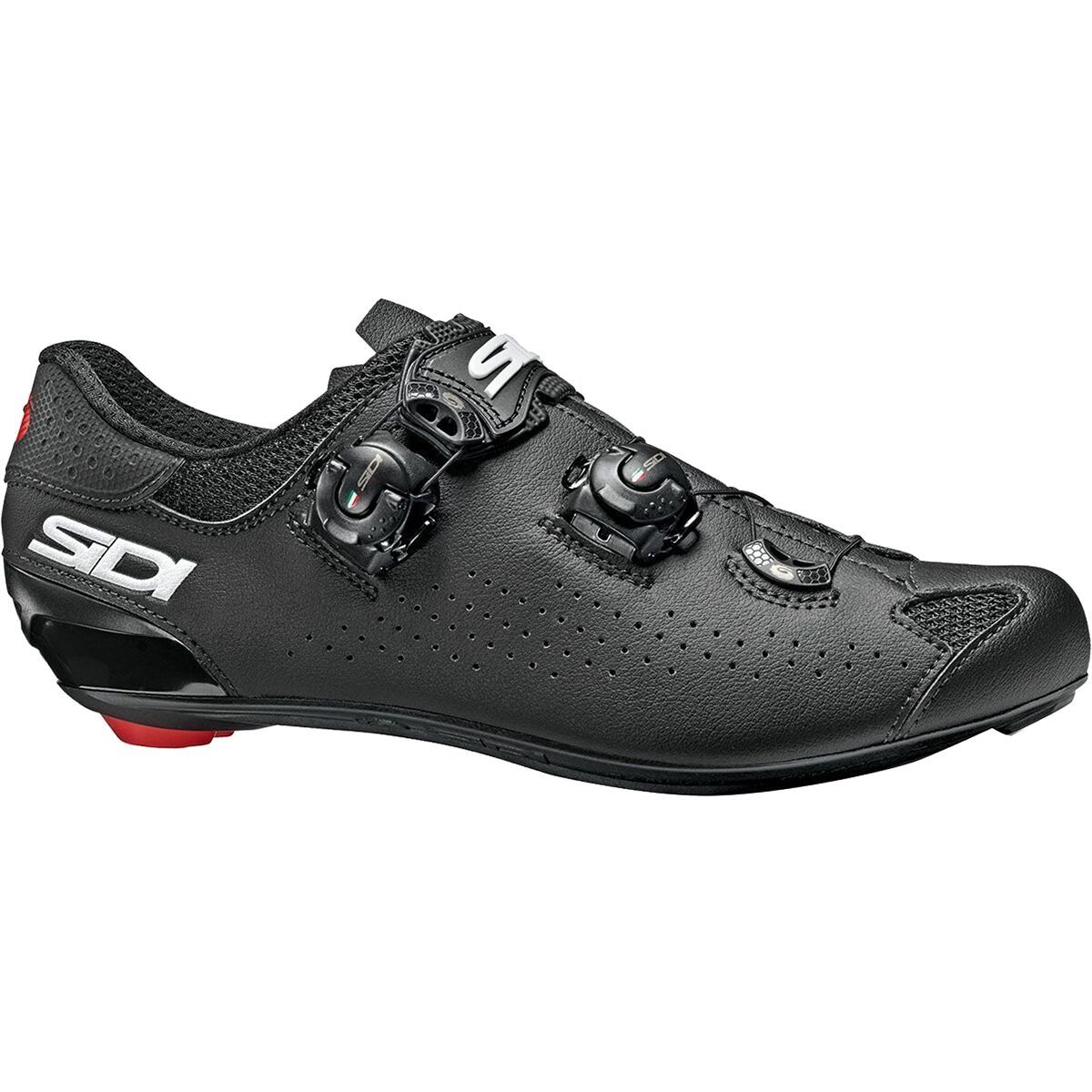Sidi Genius 10 Cycling Shoe - Men's Black/Black, 41.0
