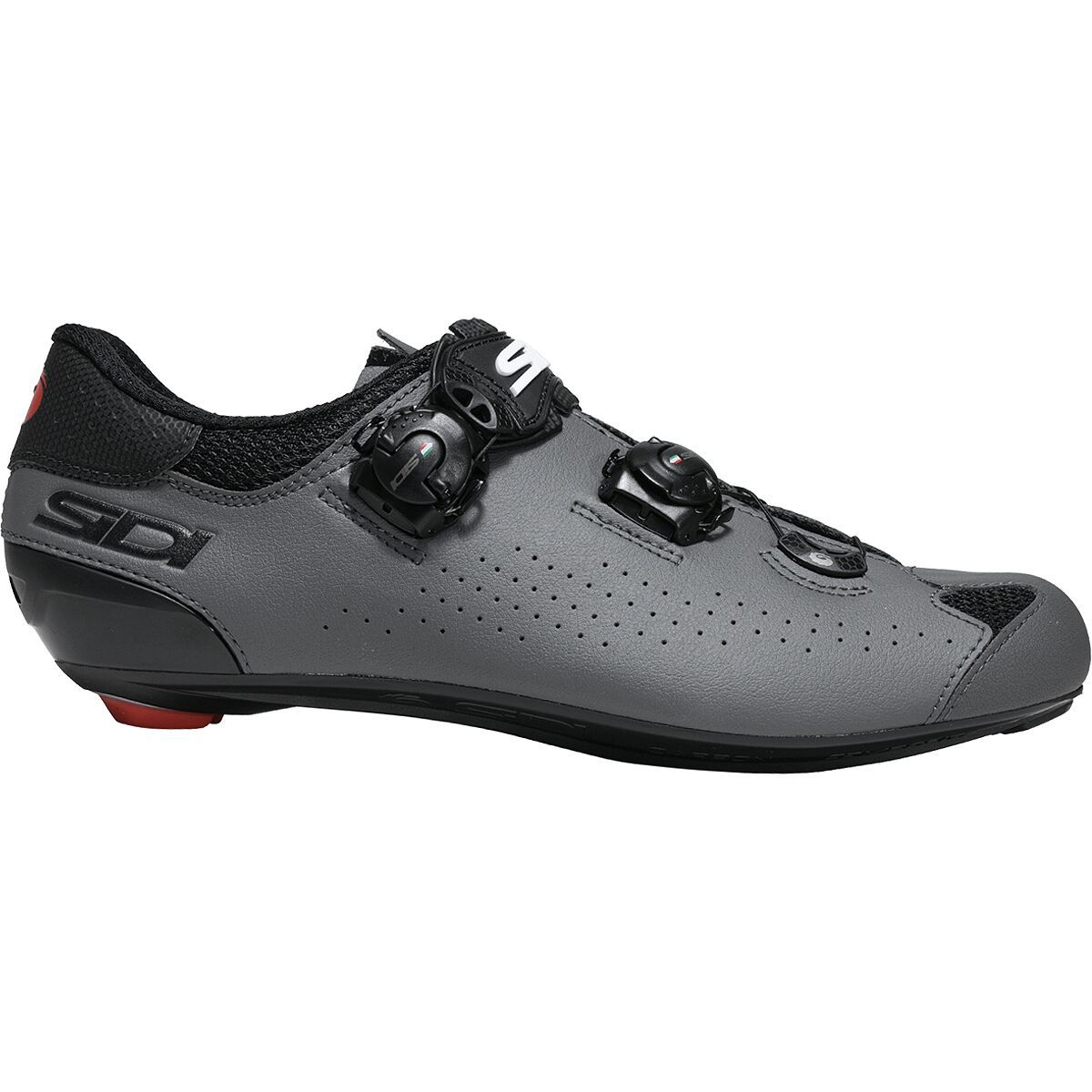 Sidi Genius 10 Cycling Shoe - Men's Black/Grey, 42.0