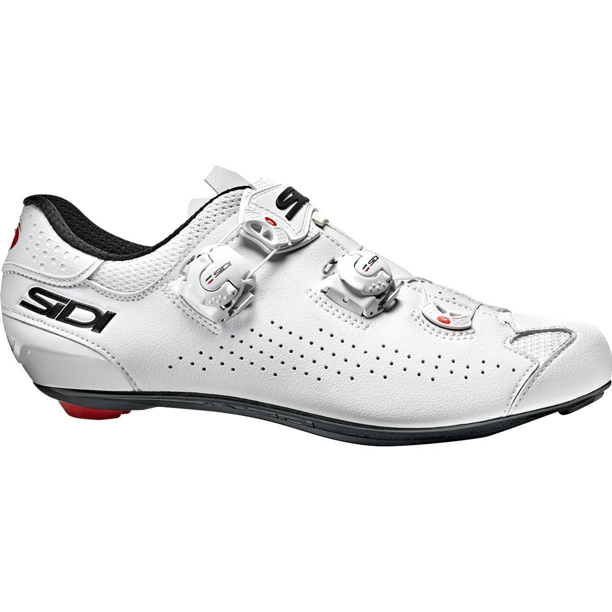 Sidi Genius 10 Cycling Shoe - Men's White/Black Liner, 41.5
