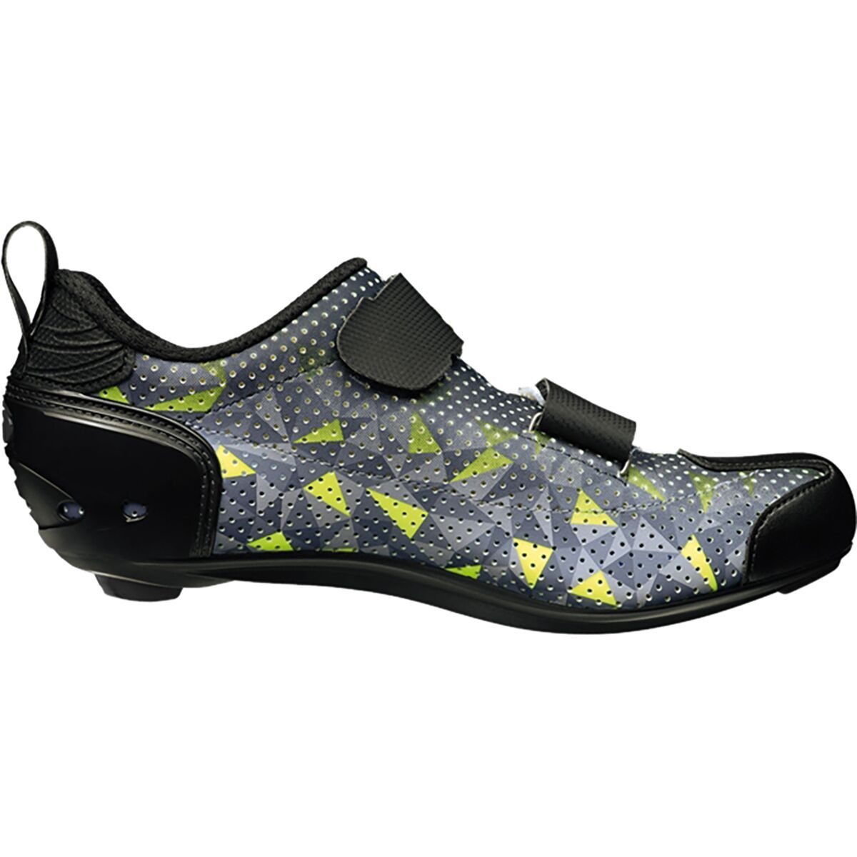 Sidi T-5 Air Tri Shoe - Men's Grey/Yellow/Black, 43.5