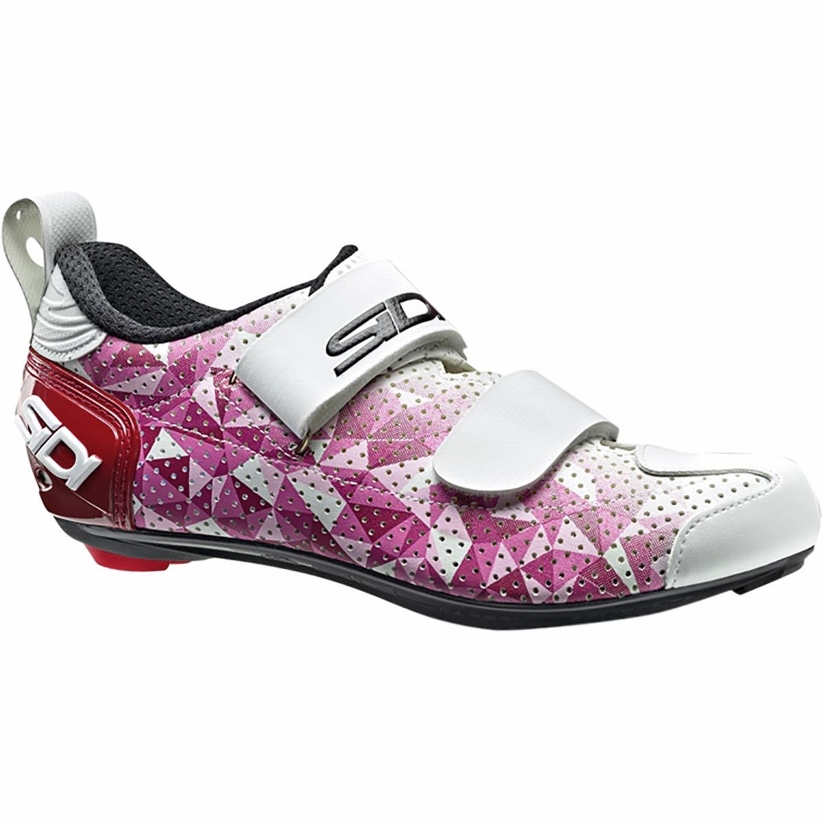 Sidi T-5 Air Tri Shoe - Women's Rose/Red/White, 39.0