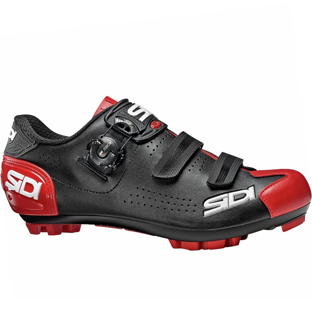 Sidi Trace 2 Cycling Shoe - Men's Black/Red, 45.5