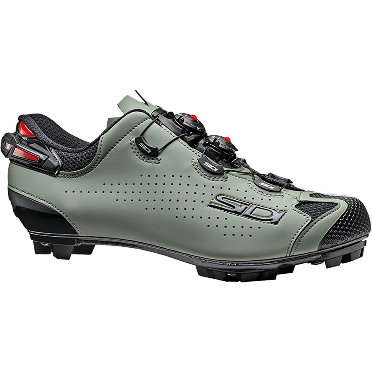 Sidi Tiger 2 Cycling Shoe - Men's Black/Sage, 43.5