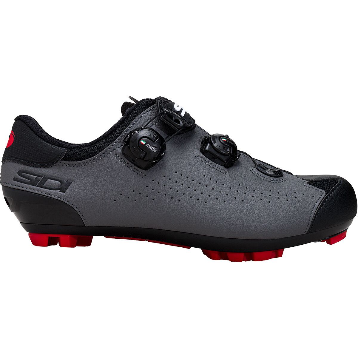 Sidi Dominator 10 Mega Cycling Shoe - Men's Black/Grey/Black, 45.5