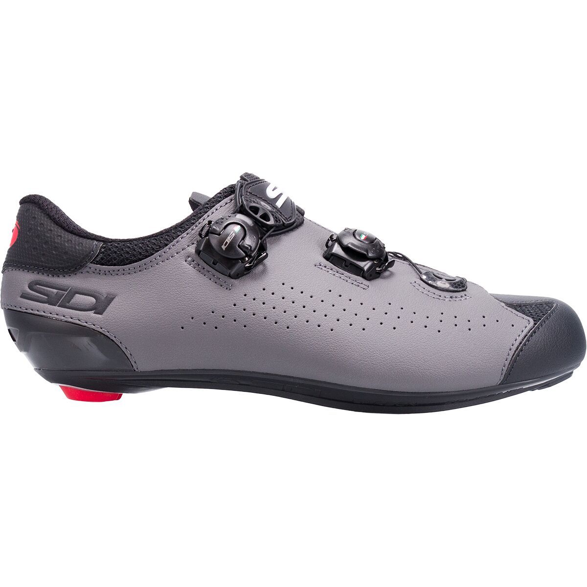 Sidi Genius 10 Mega Cycling Shoe - Men's Black/Grey/Black, 40.0