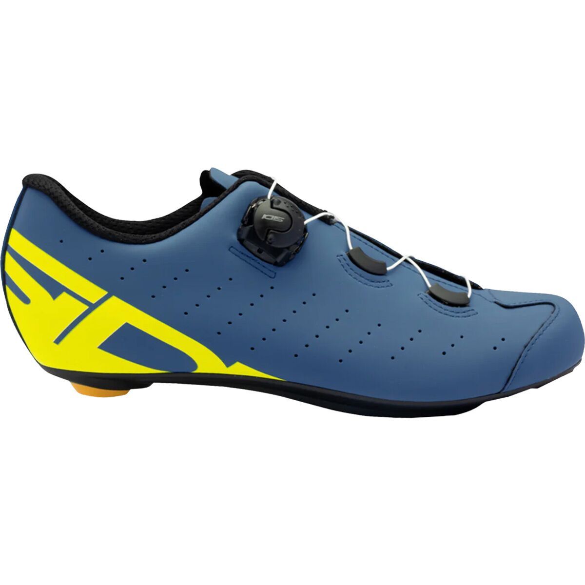 Image of Sidi Fast 2 Road Shoe - Men's Blue/Yellow, 44.0