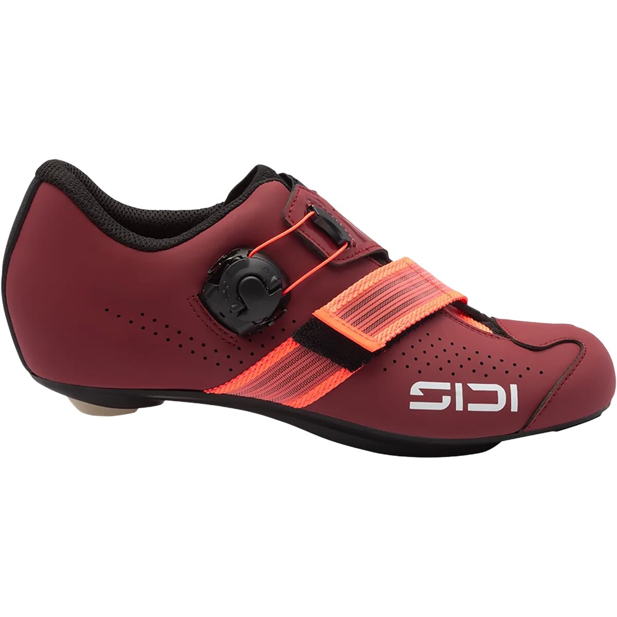 Image of Sidi Prima Road Shoe - Women's Cabernet/Coral, 37.0
