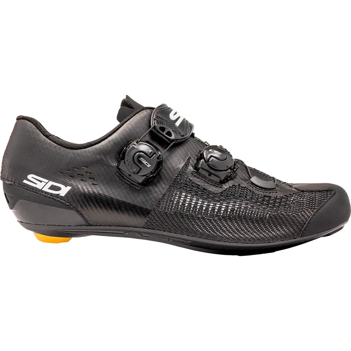 Image of Sidi Genius 10 Knit Road Shoe - Men's Black, 46.5