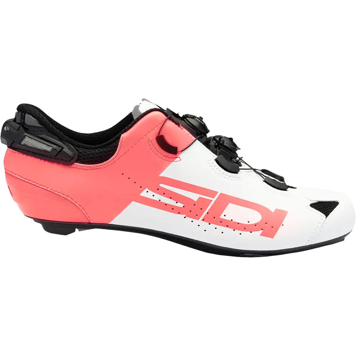 Image of Sidi Shot 2S Pro Road Shoe - Men's White/Coral, 43.5