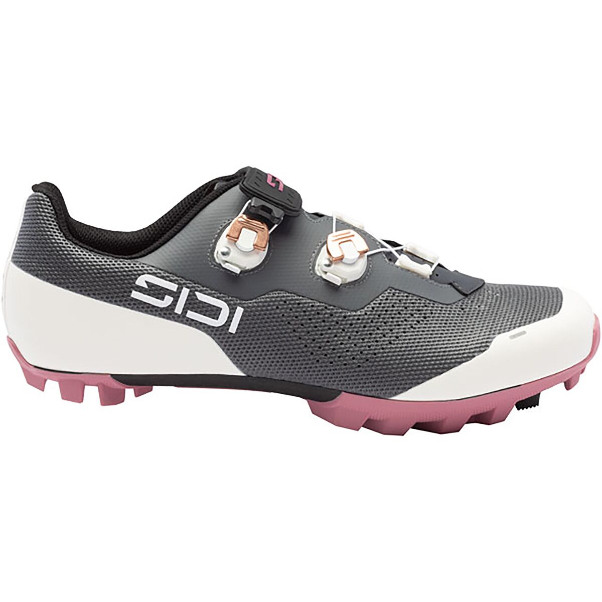 Image of Sidi Dominator X Mountain Bike Shoe - Women's Anthracite/White, 41.0
