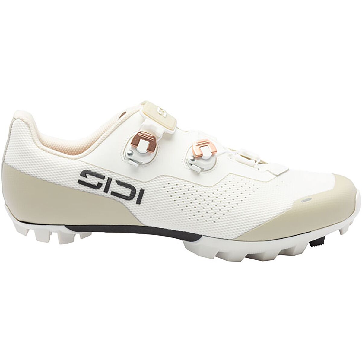 Image of Sidi Dominator X Mountain Bike Shoe - Women's Ice White/Sand, 41.0