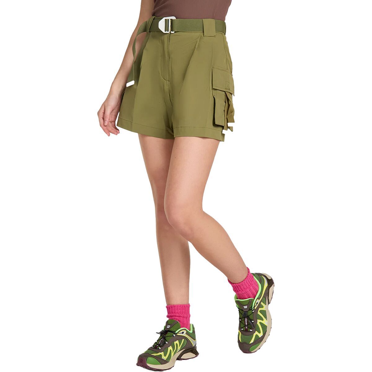 Image of Seniq Trailmix Cargo Short - Women's Camp, M