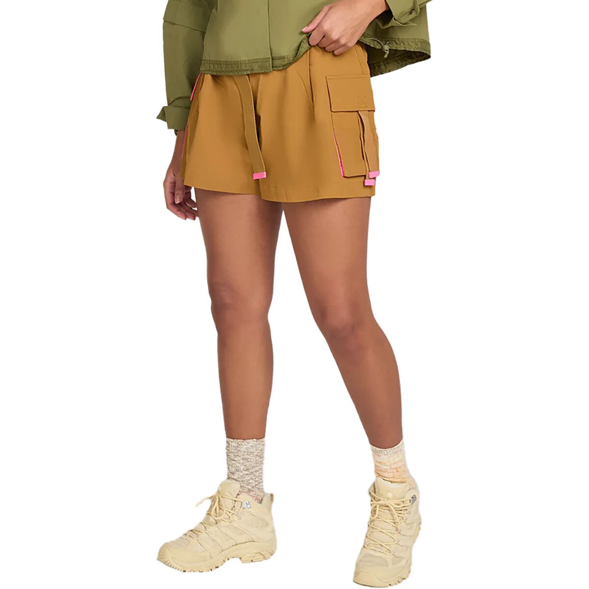 Image of Seniq Trailmix Cargo Short - Women's Hazelnut, XS