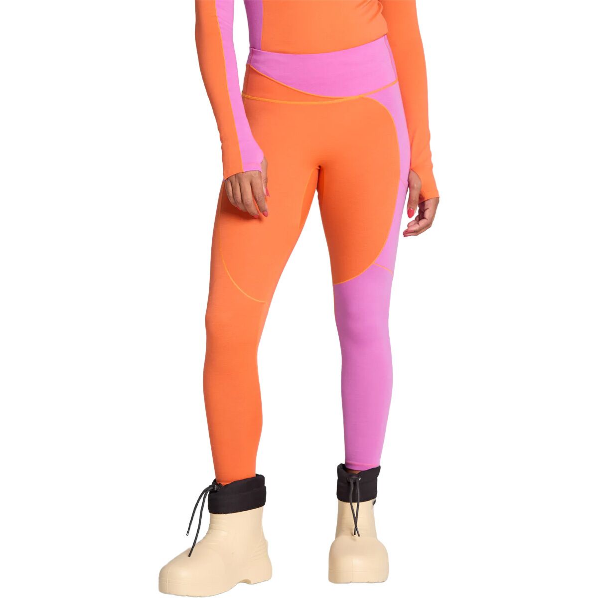 Seniq Seniq Wool Sculpt Merino Baselayer Legging - Women's Spicy, L