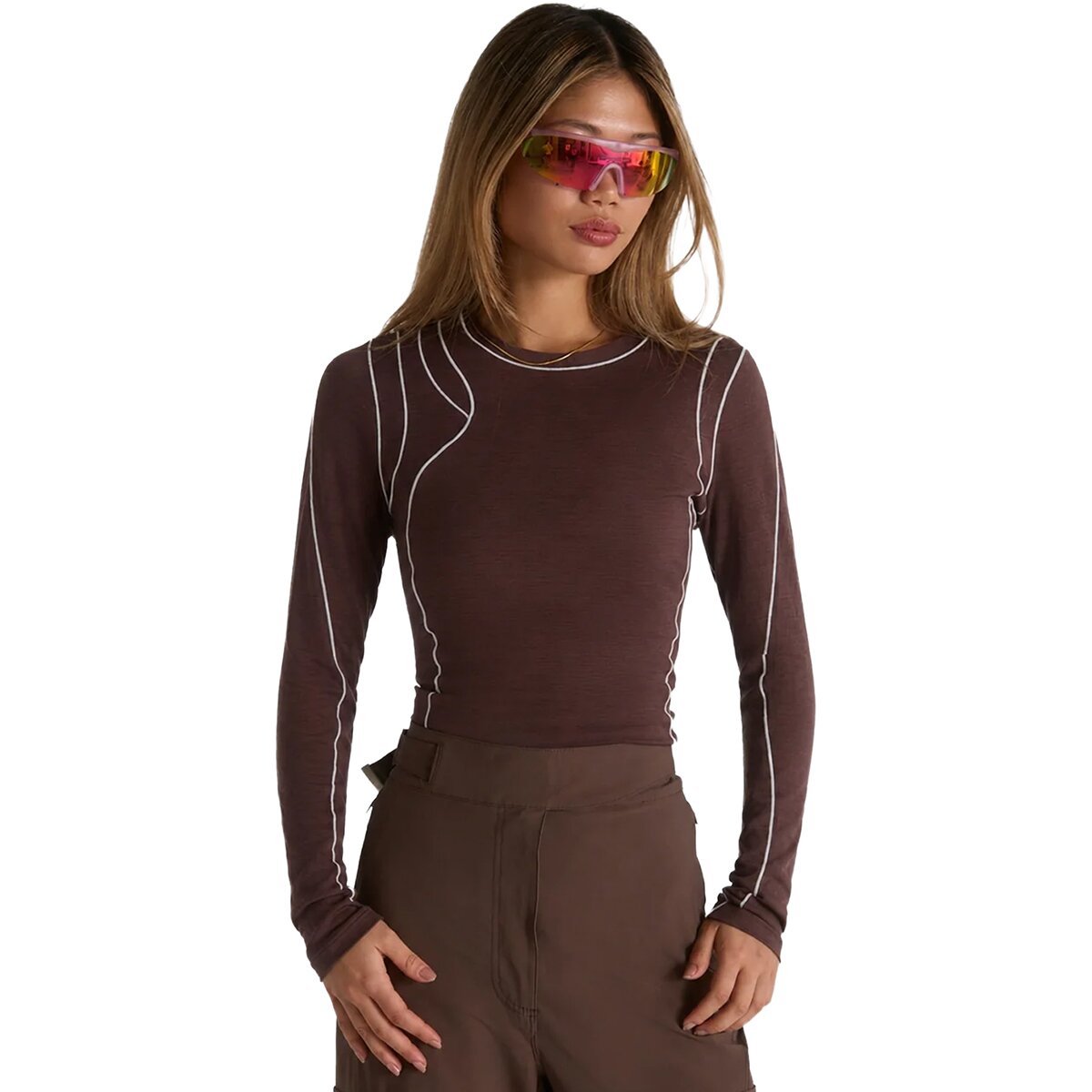 Image of Seniq Everform All Season Merino LS Baselayer Top - Women's Cabin, L