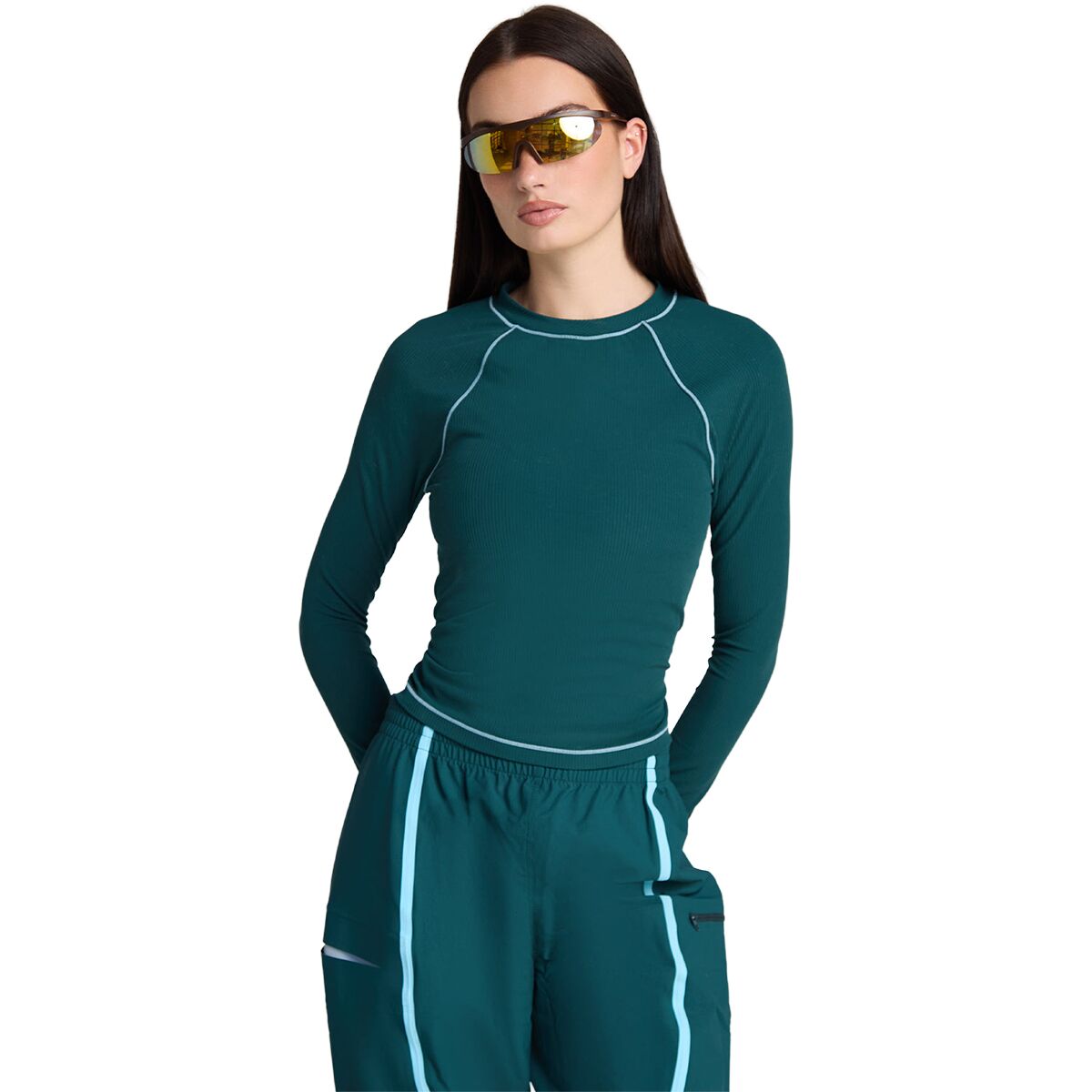 Image of Seniq Oasis UV Protect Long-Sleeve T-Shirt - Women's Gemstone, L