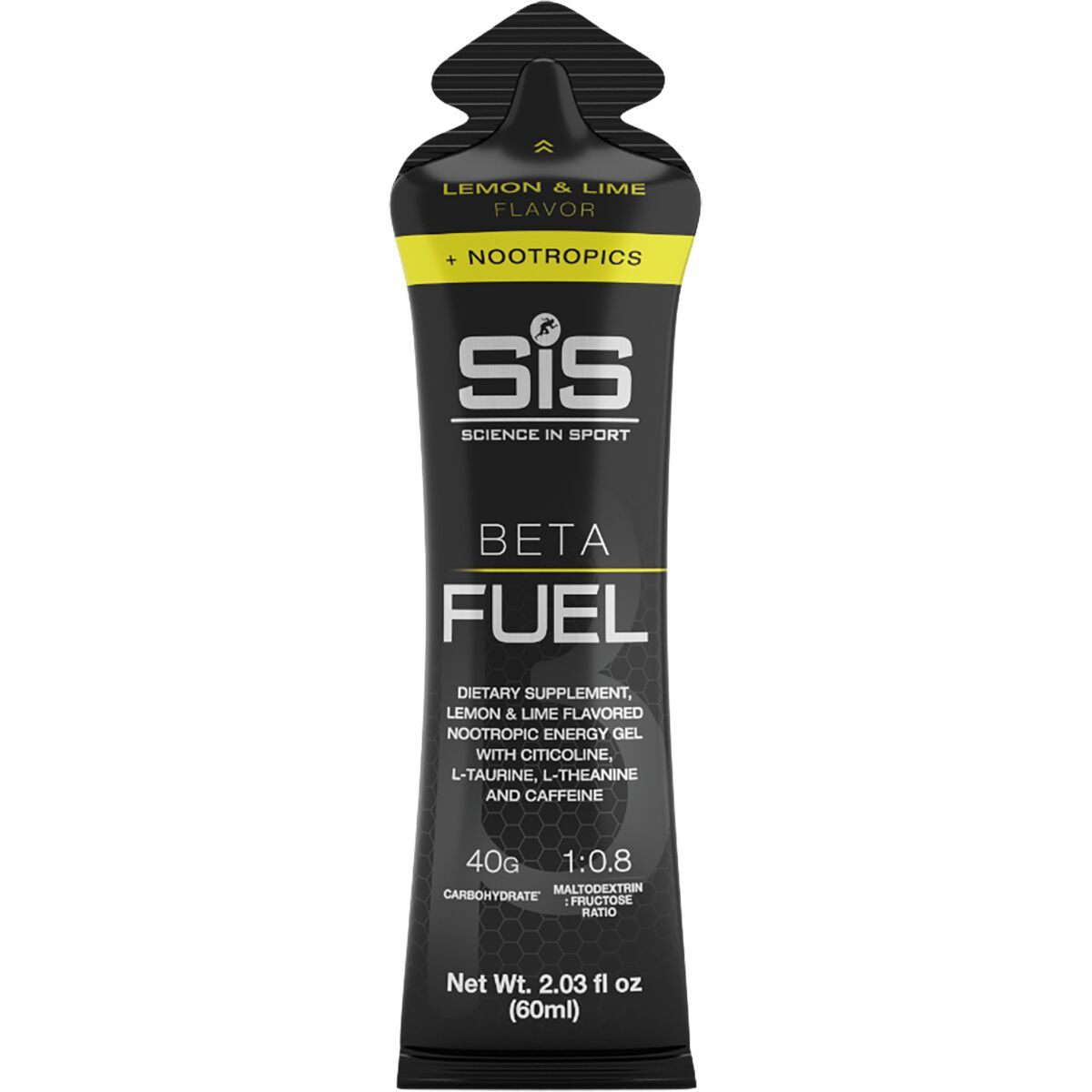 Image of Science in Sport Beta Fuel Plus Nootropics Gel Lemon/Lime, 60ml 30-Pack