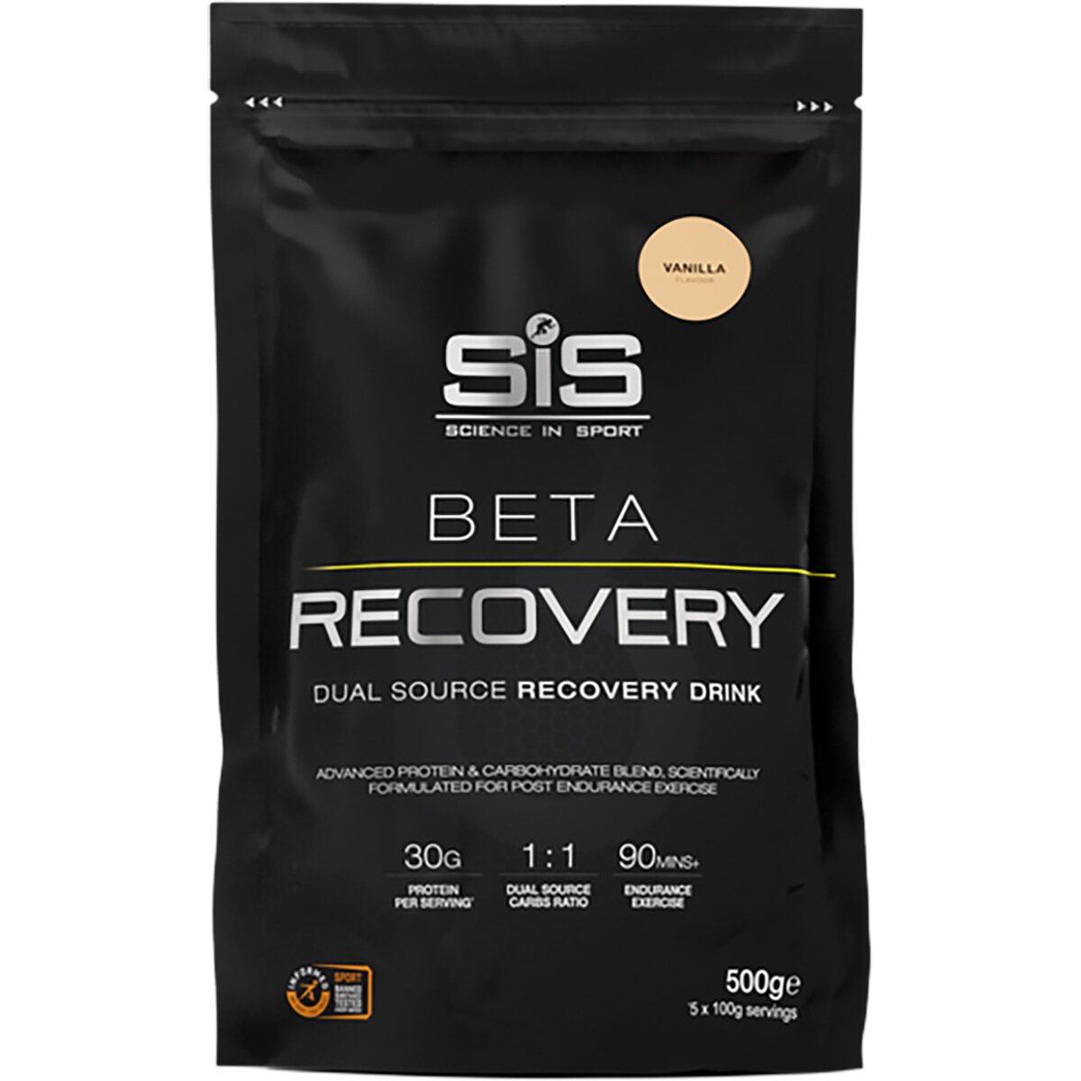 Image of Science in Sport SIS Beta Recovery Powder Vanilla, 15 Servings
