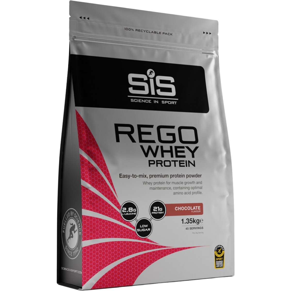 Science in Sport Science in Sport SIS Rego Rapid Recovery Powder Chocolate, 30 Servings