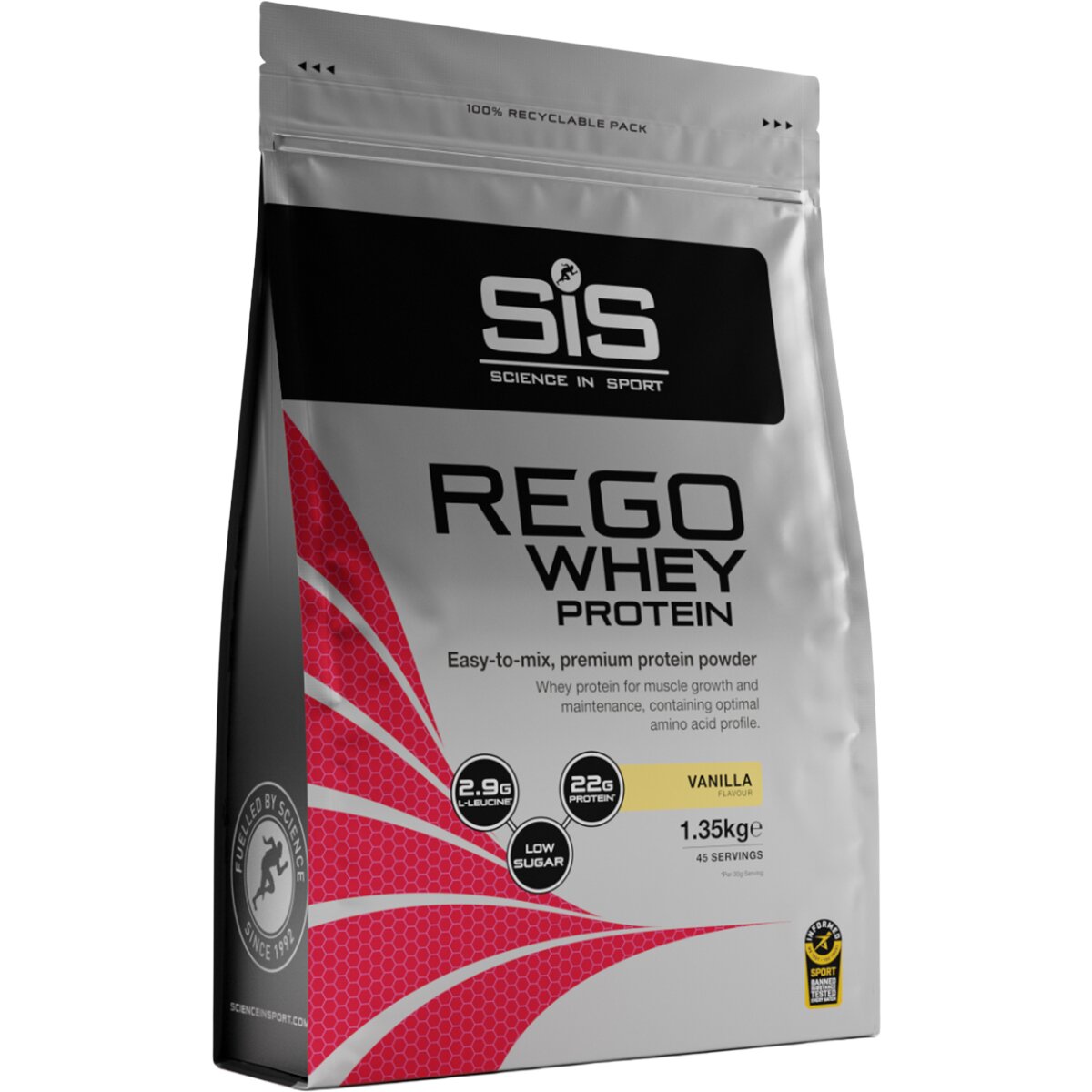 Image of Science in Sport SIS Rego Rapid Recovery Powder Vanilla, 30 Servings