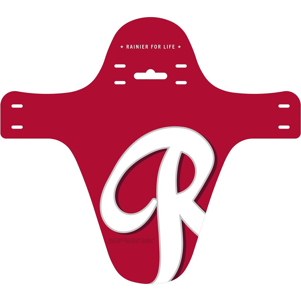 Spank Spank Spank X Rainier - Mudfender Red, One Size