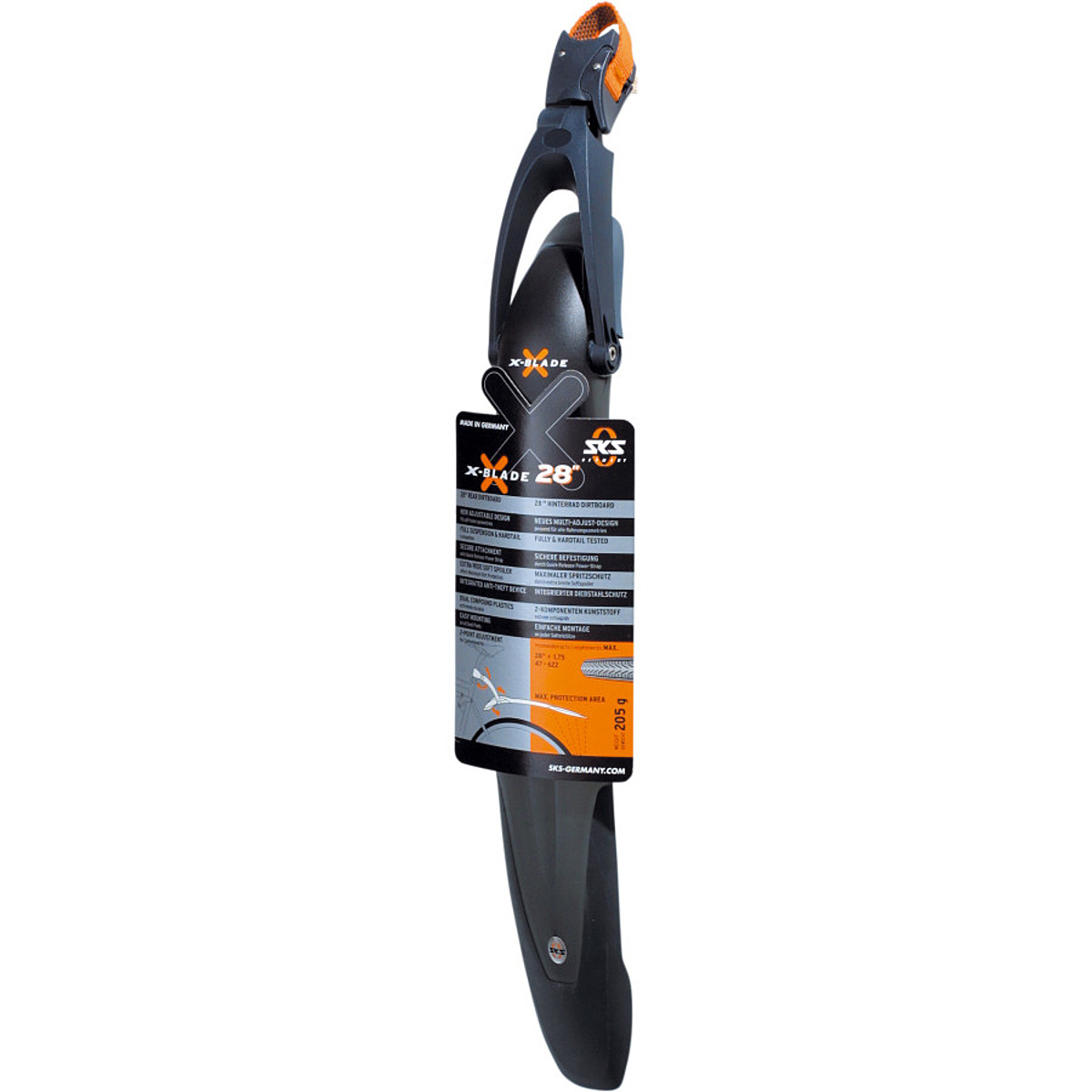 sks x blade rear mudguard